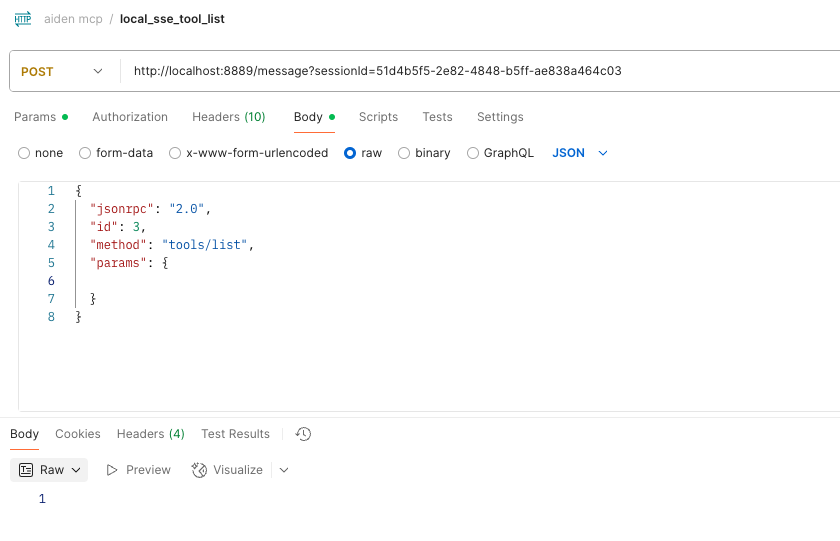 tool:list
